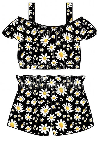 Tween Knit Daisy Short Set Preorder<br>7 to 16 Years