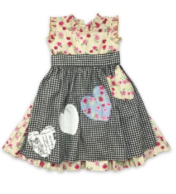 Mustard Pie 2019 Strawberry Fields Nora Apron Dress<BR>10 Years ONLY