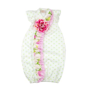 Haute Baby 2019 Summer Blooms Layette Gown & Cap Set<BR>Now in Stock