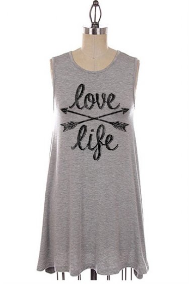 Women's Love Life Tunic<BR>Now in Stock
