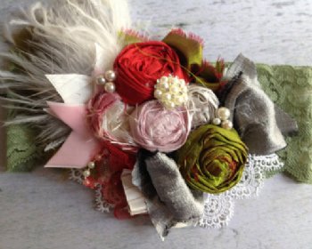 Couture Vintage Holiday Headband